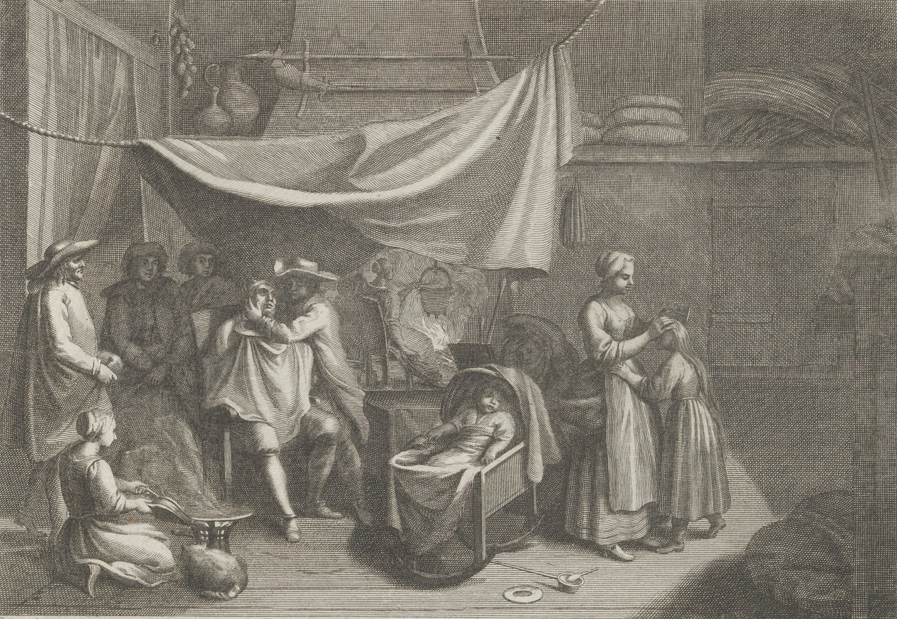Le Matin, vers 1700 - Claude Saint Paul