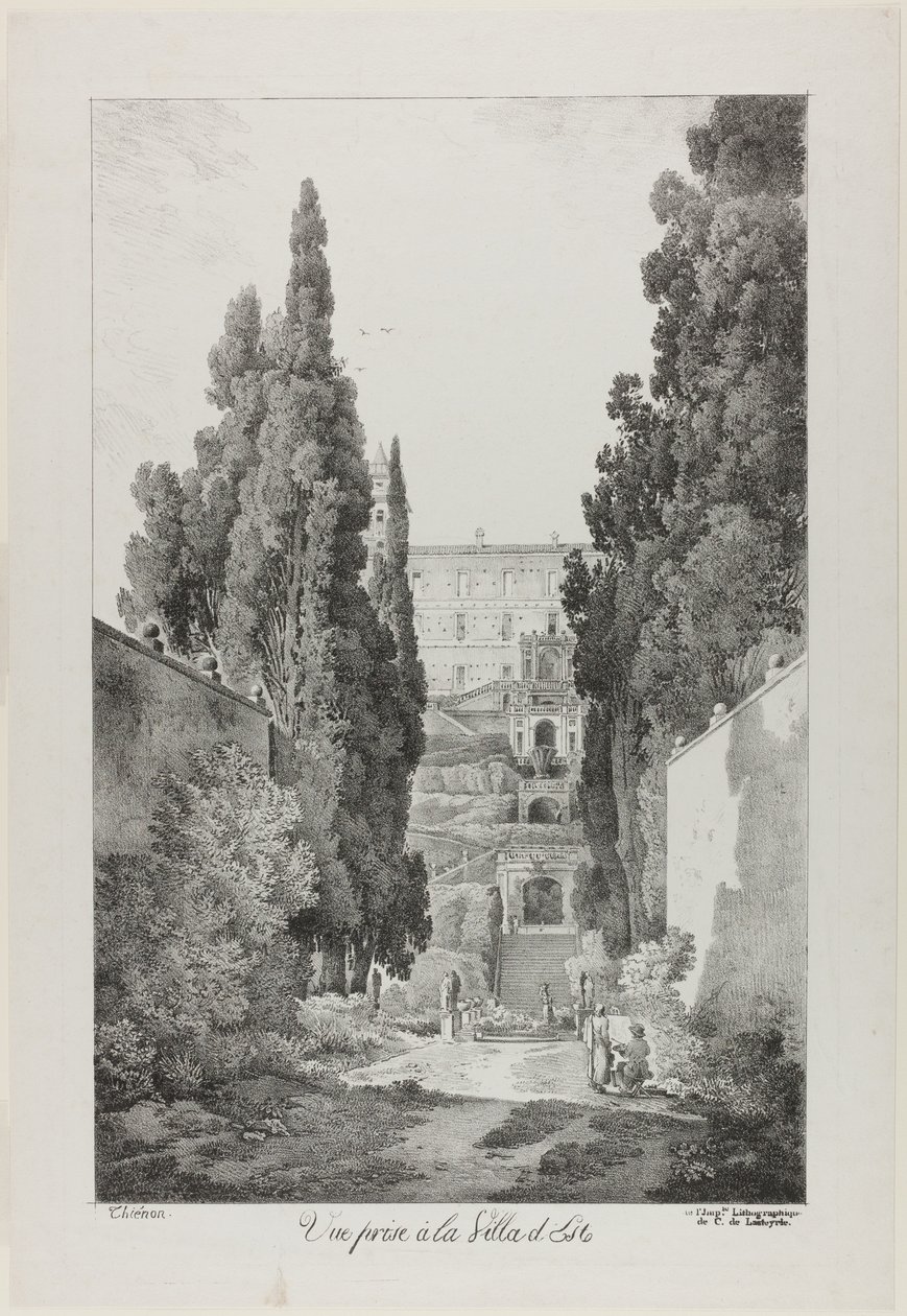Vue de la Villa d