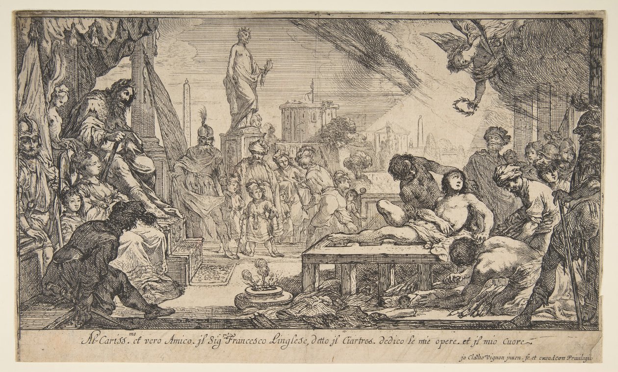 Le Martyre de Saint Laurent, vers 1627 - Claude Vignon