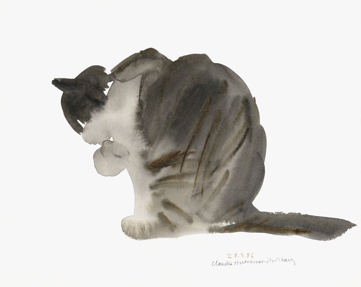 Chat, 1985 - Claudia Hutchins Puechavy