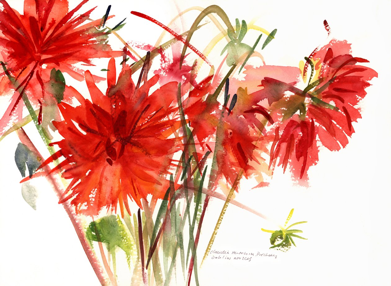 Dahlias, 2002 - Claudia Hutchins Puechavy