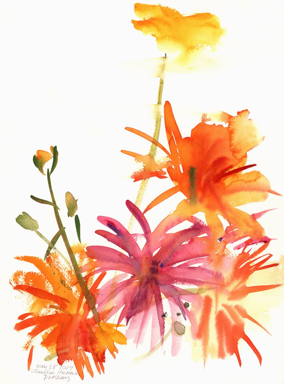 Soucis et autres fleurs, 2004 - Claudia Hutchins Puechavy
