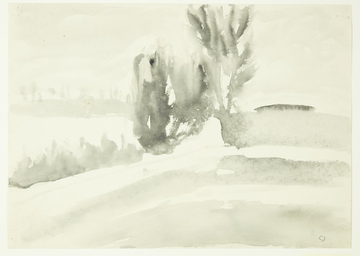 Paysage avec des arbres - Claus Johansen