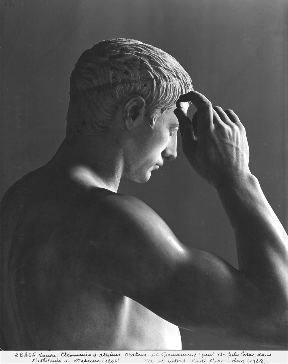 Marcellus en Mercure, diversément identifié comme Germanicus, César et Octavien, vers 23 av. J.-C. (détail) - Cleomenes