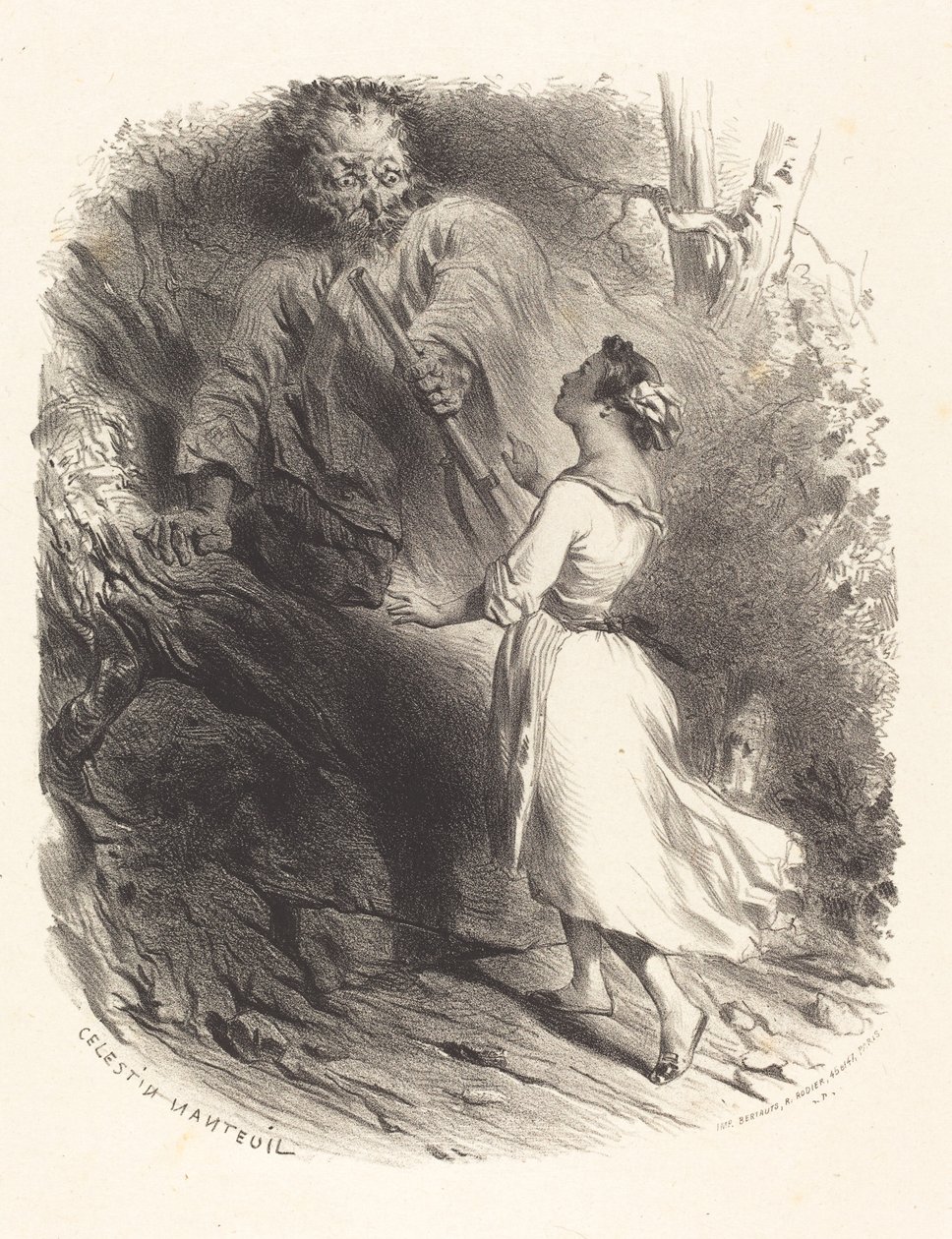 Chasseur surpris - Célestin Nanteuil
