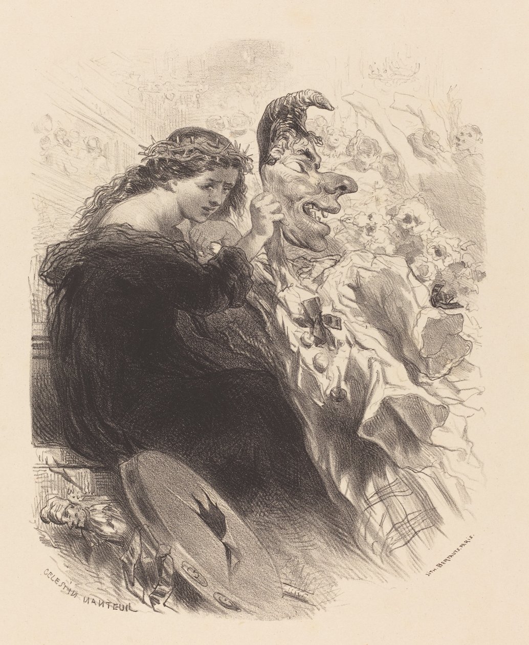 La femme derrière le masque - Célestin Nanteuil
