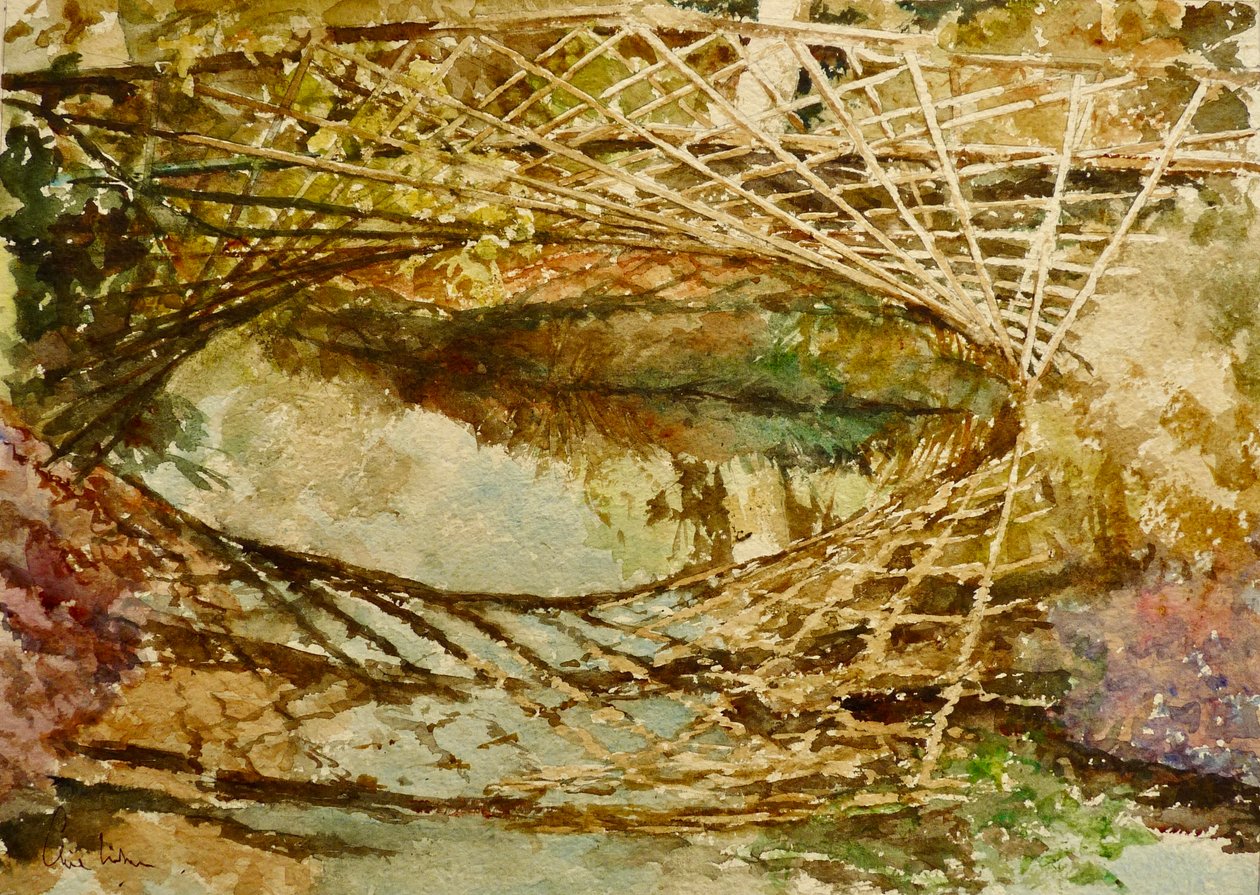 Le pont du martin-pêcheur, couleurs d