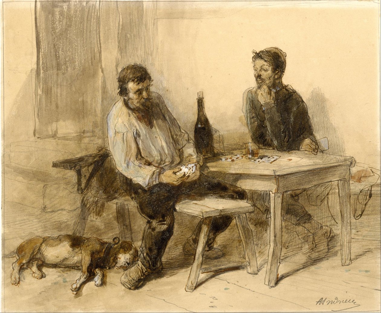 Un jeu de cartes - Clément Auguste Andrieux