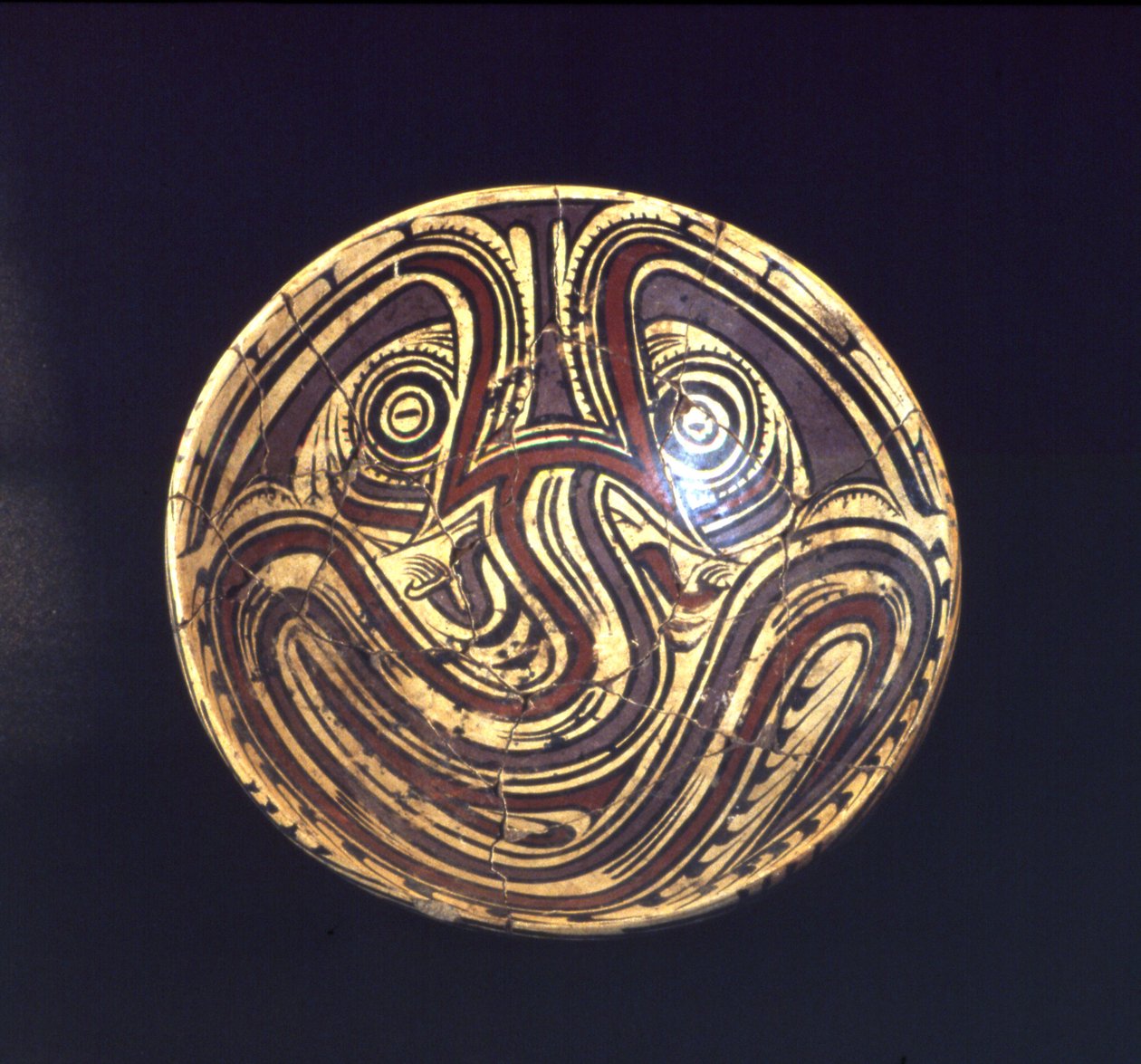 Assiette à piédestal, phase Coclé précoce, 700-800 après J.-C. - Cocle Culture