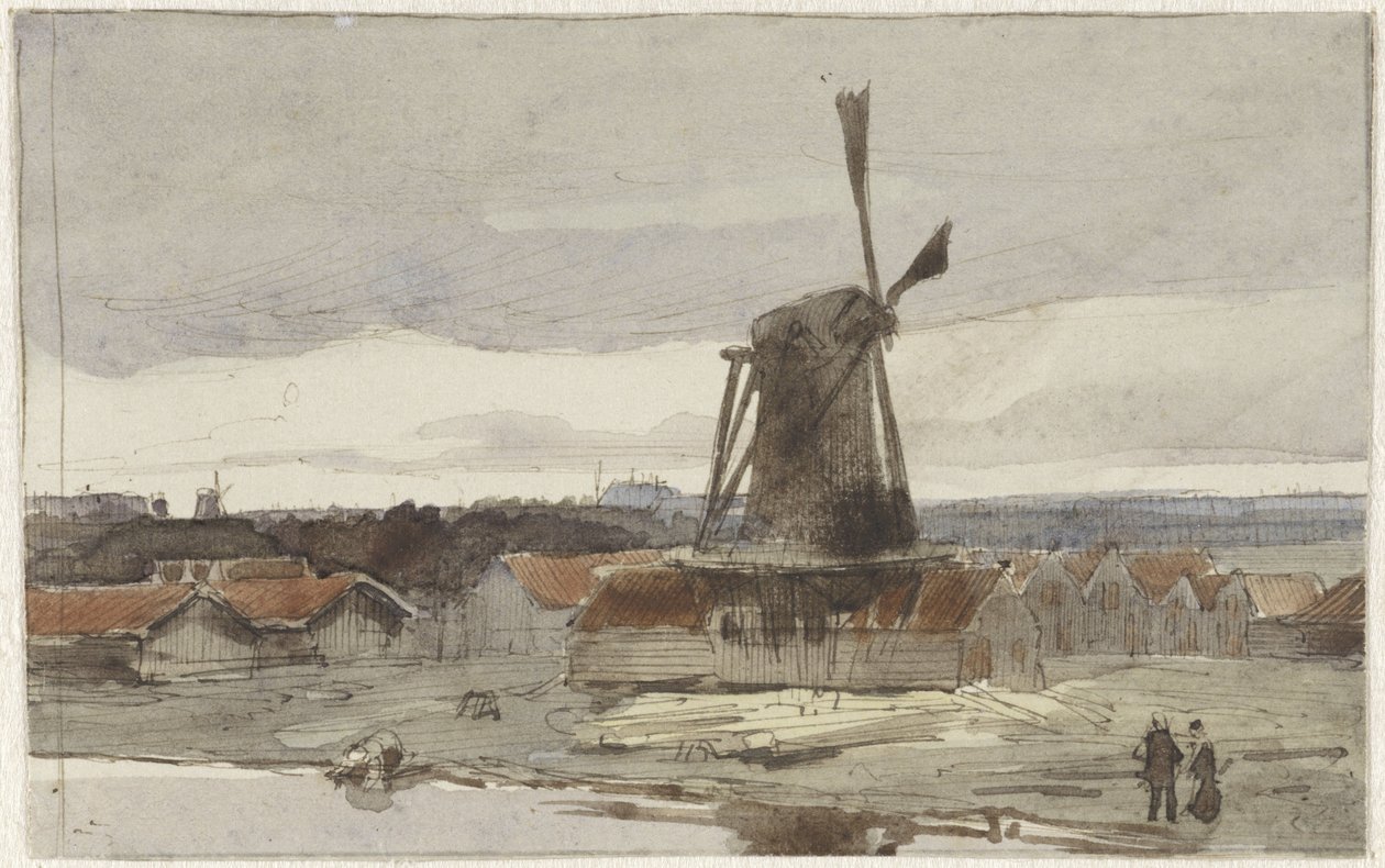 Scierie au bord de l