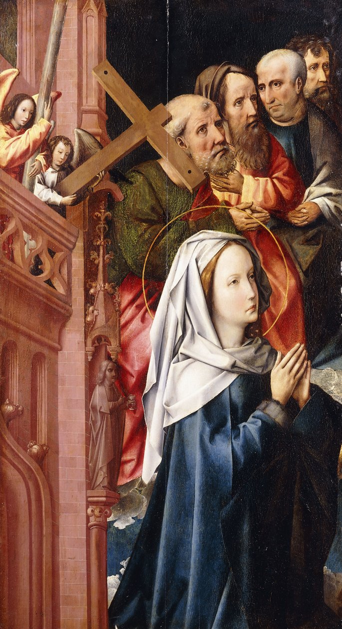 La Vierge Marie avec quatre apôtres - Colijn de Coter