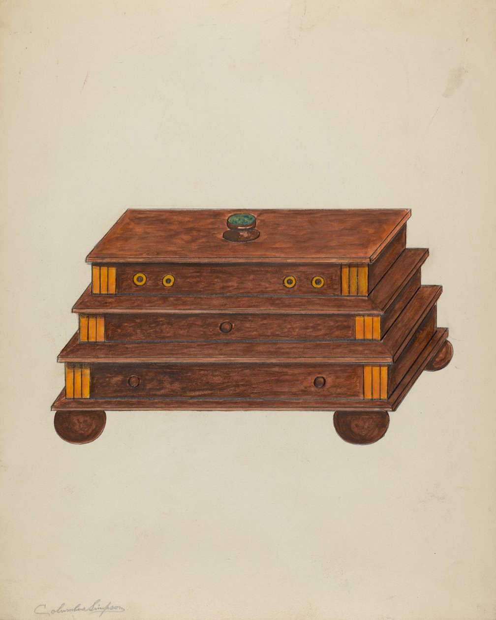 Boîte - Columbus Simpson