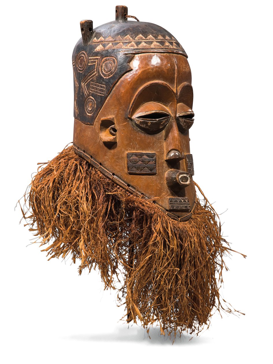 Masque de casque Pende - Congolese Congolese