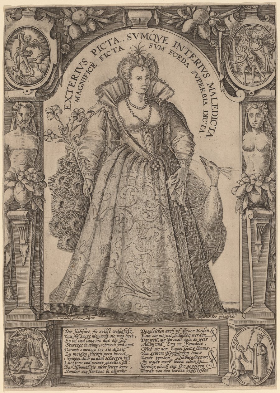 Orgueil - Conrad Goltzius