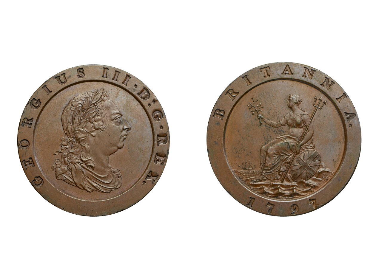 Pièce de deux pence, 1797 - Conrad Heinrich Küchler