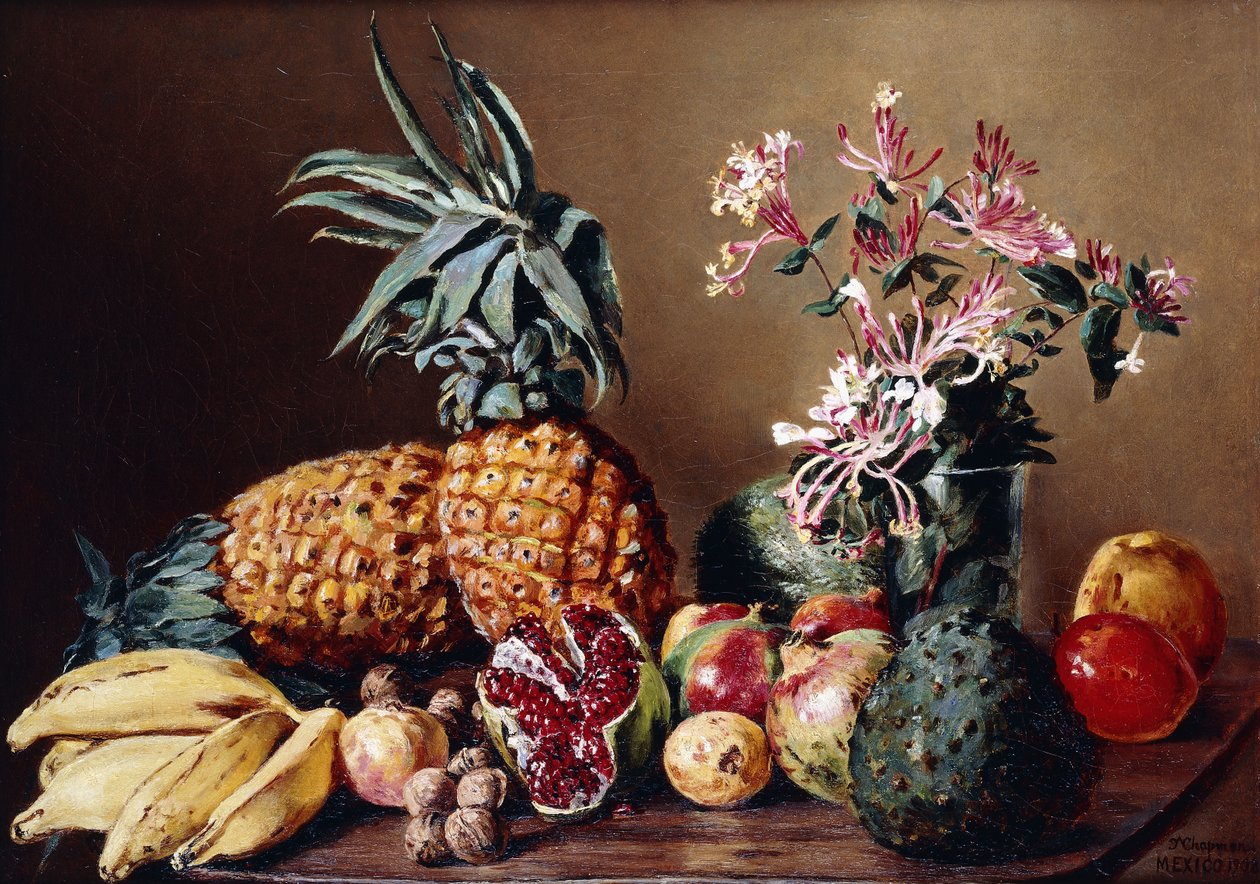 Nature morte avec des ananas - Conrad Wise Chapman