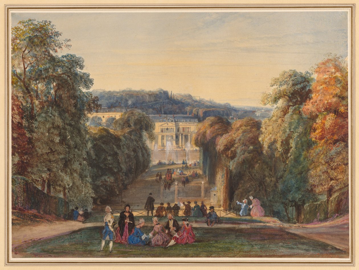 Dans le parc de Saint-Cloud - Constant Troyon
