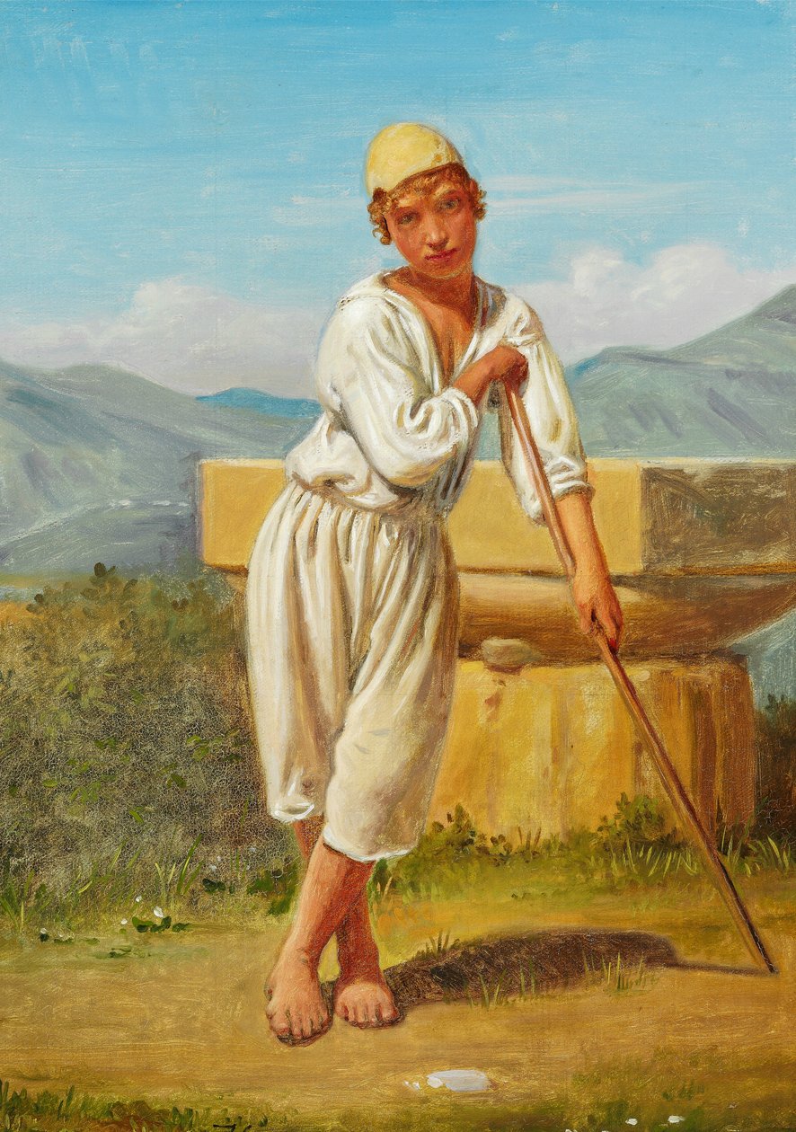 Un berger de Pæstum - Constantin Hansen