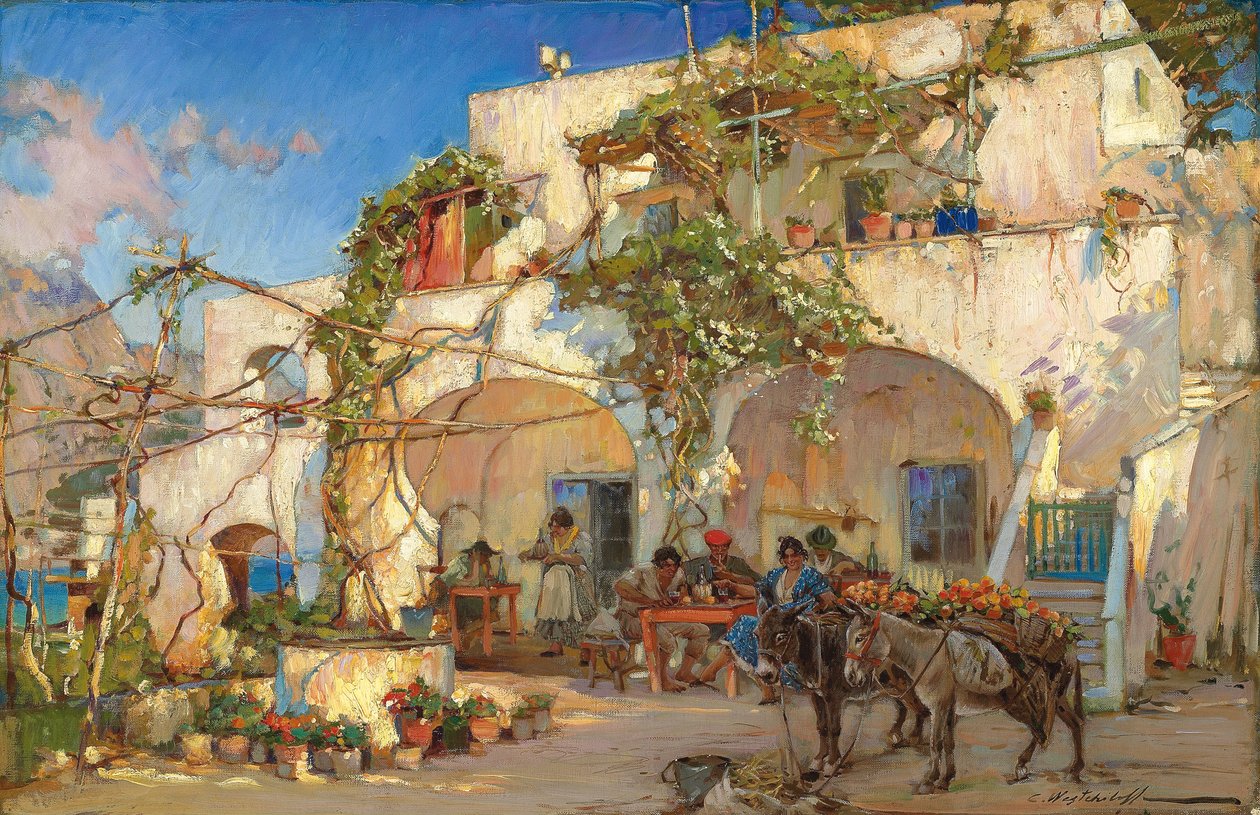 À la taverne - Constantin Alexandrovich Westchiloff