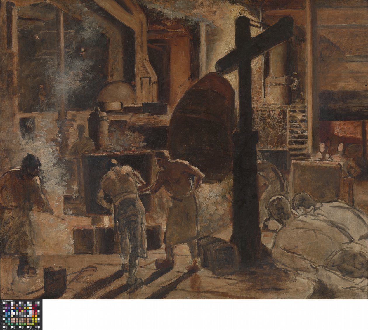 Les aciéries - Constantin Emile Meunier