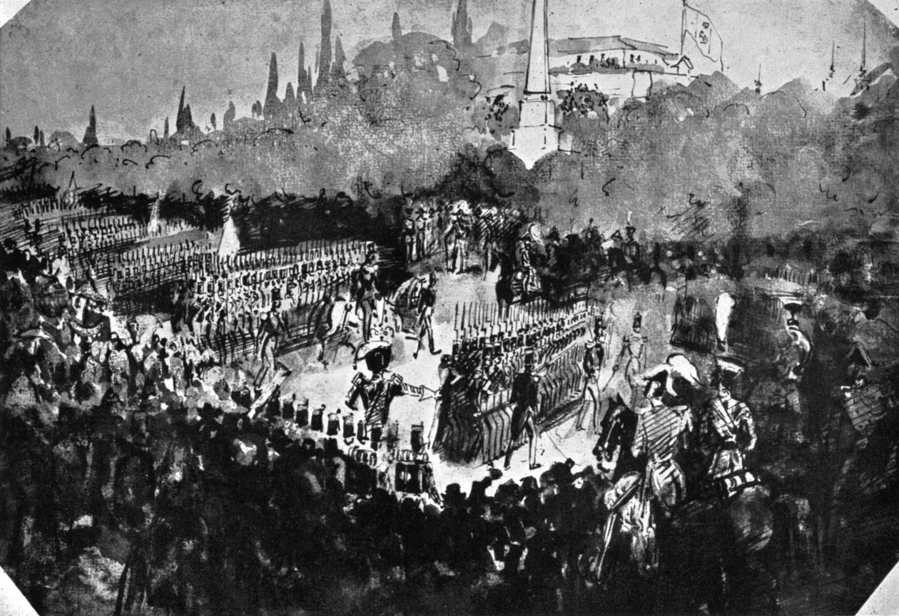 Une revue à Madrid, 1930 - Constantin Guys
