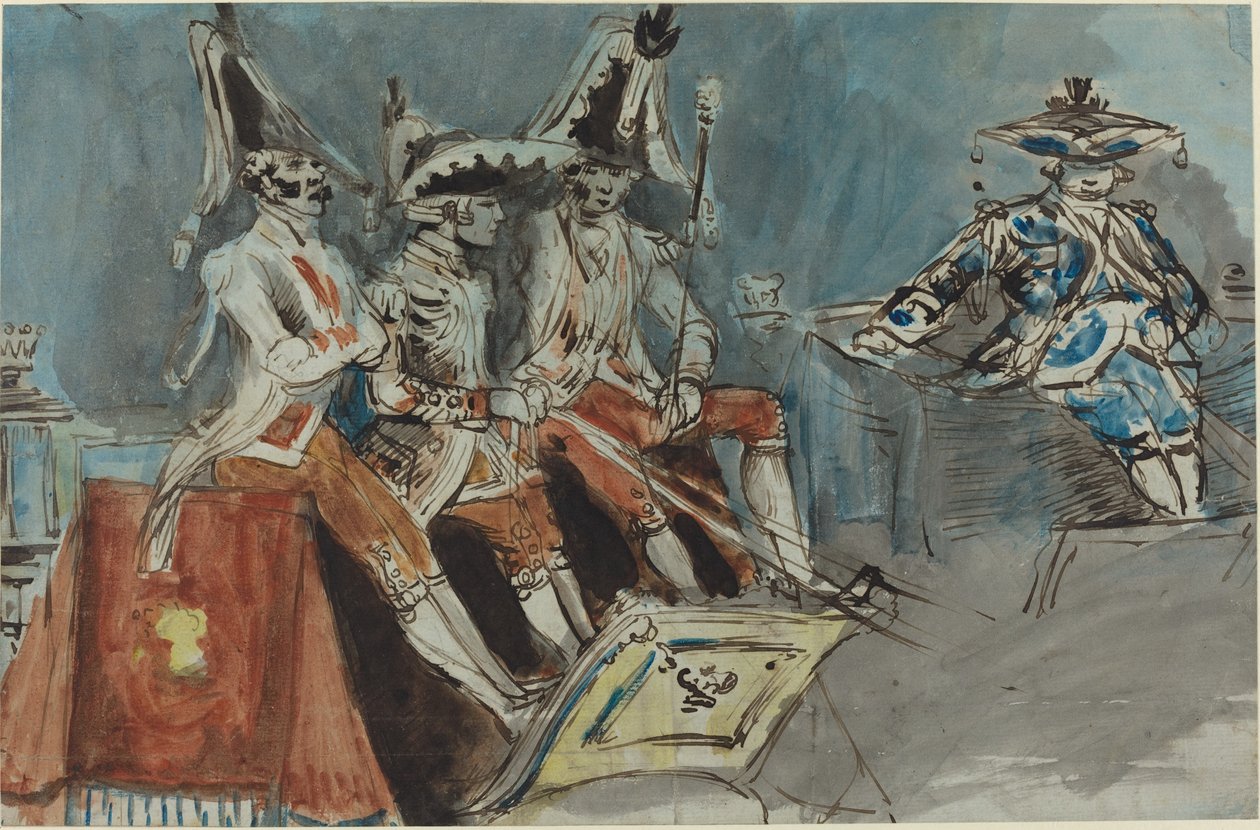 Cochers - Constantin Guys
