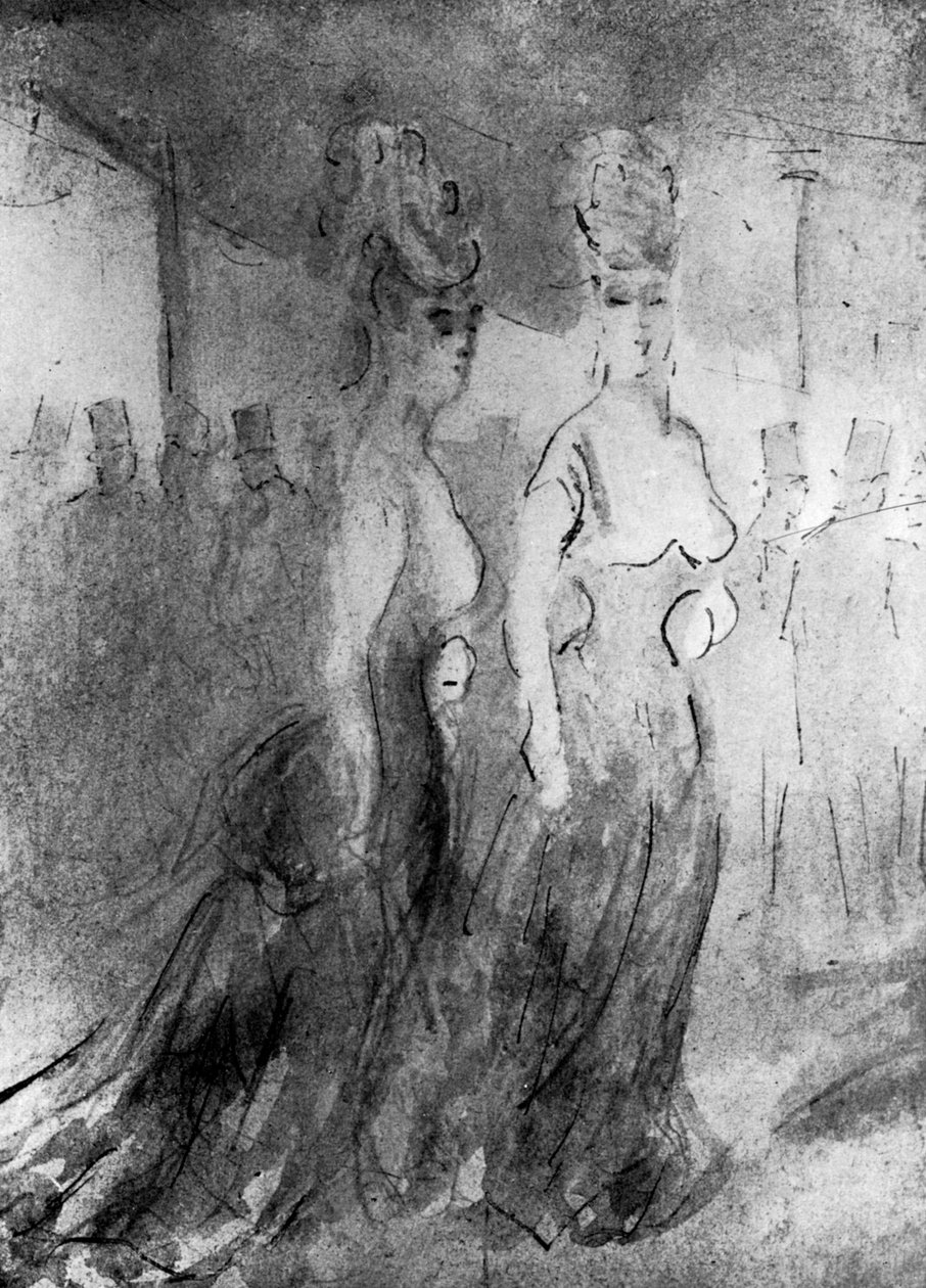 Deux élégantes, XIXe siècle, 1930 - Constantin Guys