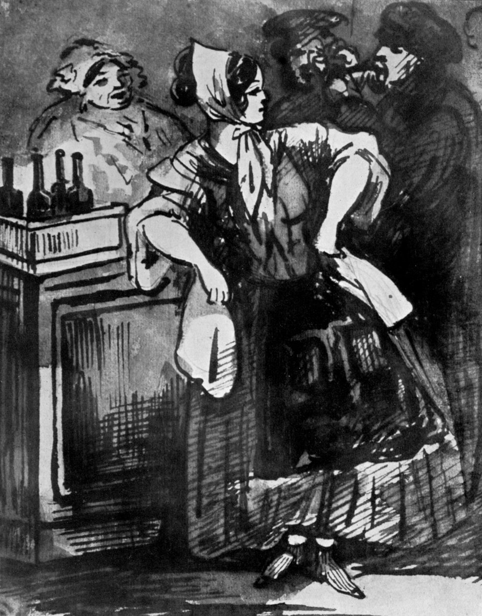 Le Comptoir, 19ème siècle, 1930 - Constantin Guys