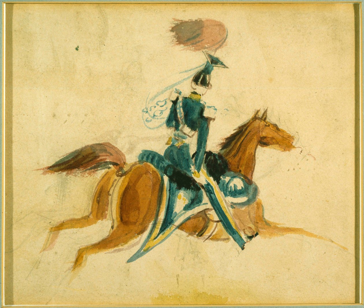 Homme à cheval - Constantin Guys