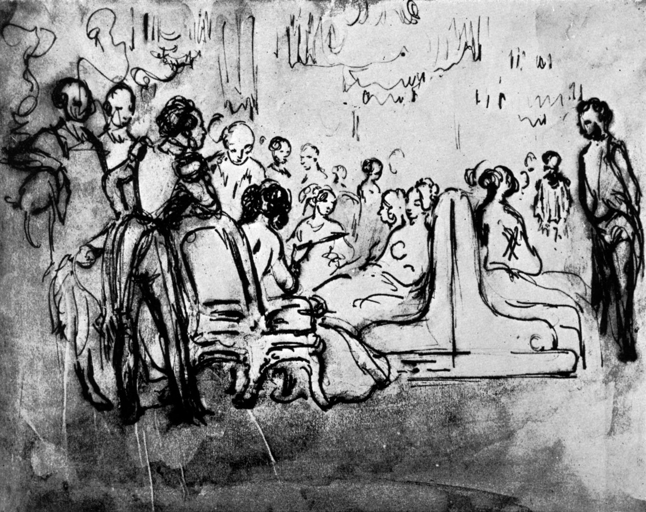 Salon, 19e siècle, 1930 - Constantin Guys