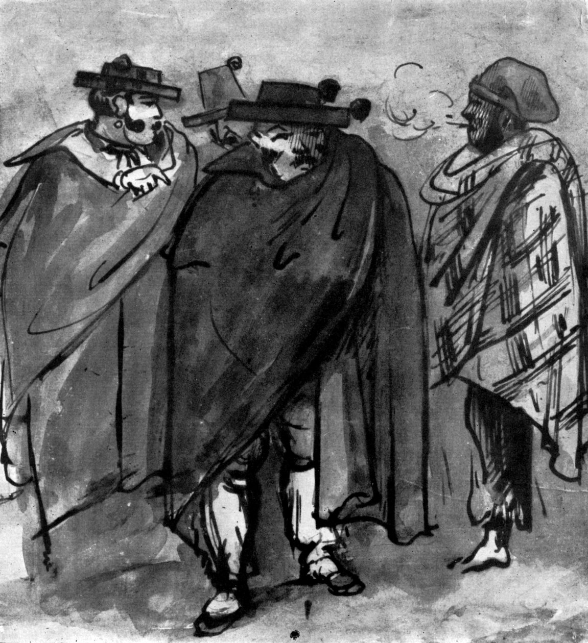 Espagnols, 1930 - Constantin Guys