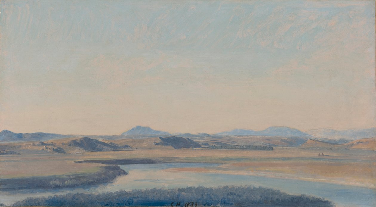 Paysage du Tibre près d