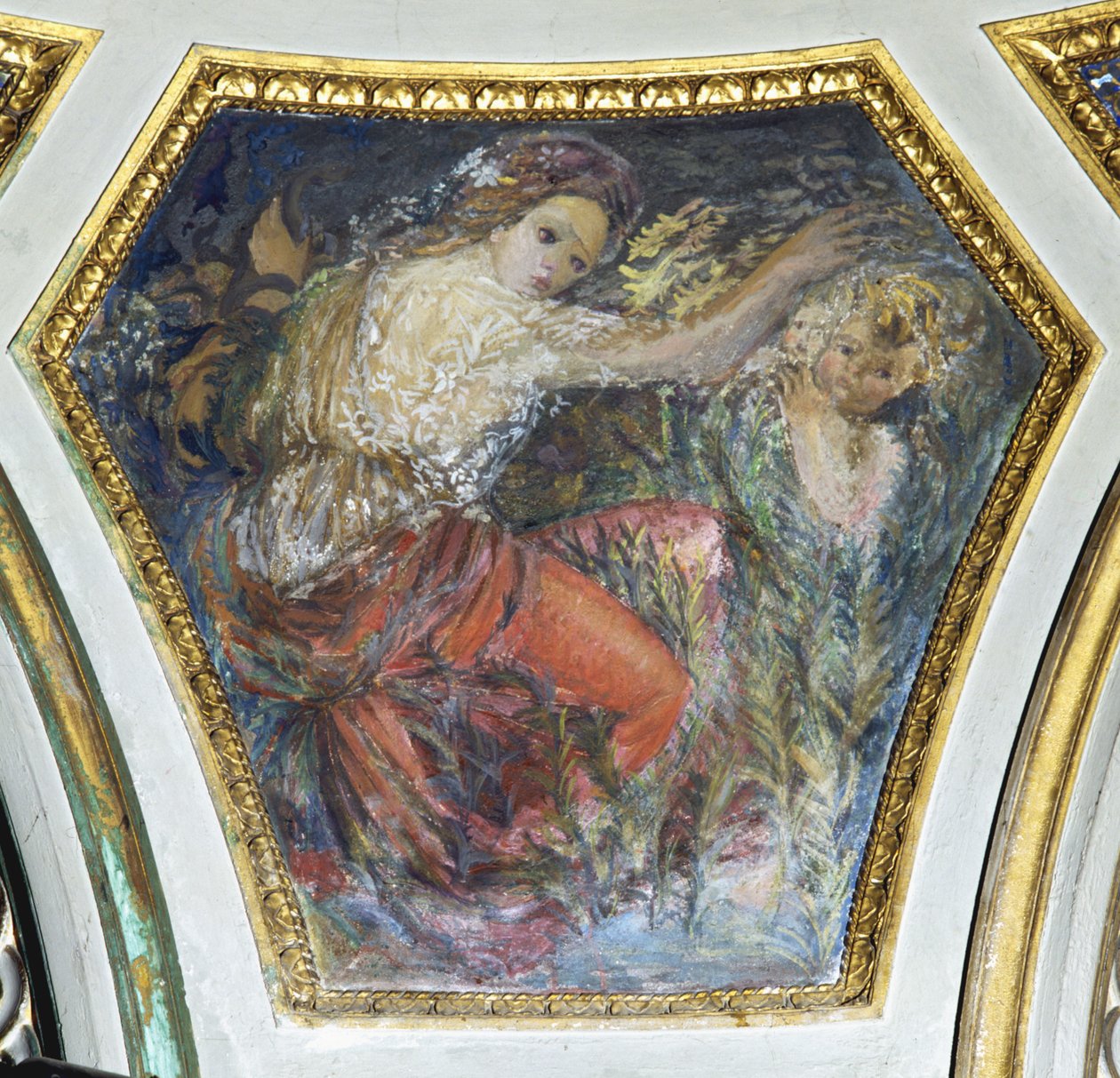 Vertus cardinales (détail) - Constantino Brumidi