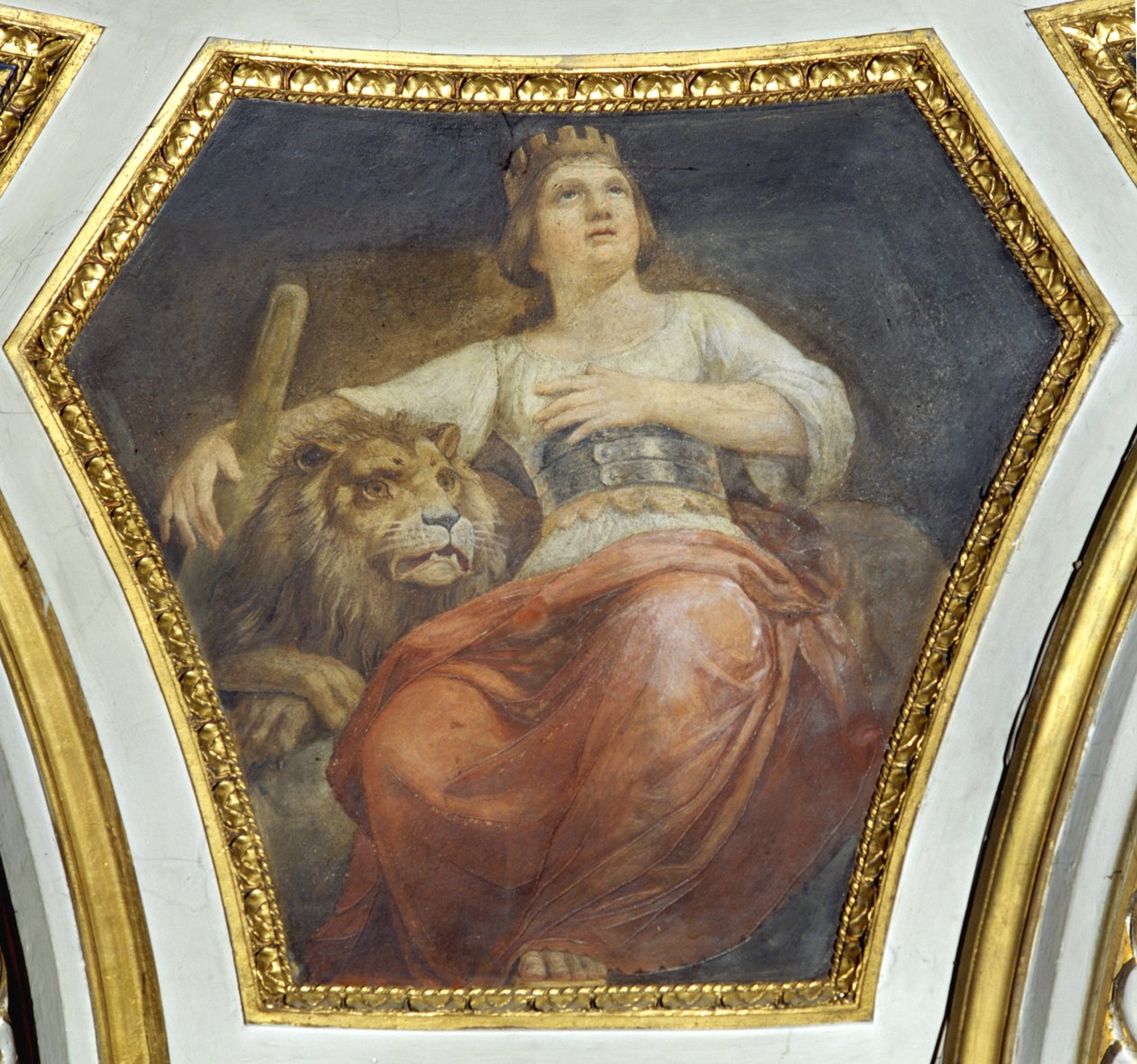 La Forteresse (les quatre vertus cardinales) - Constantino Brumidi