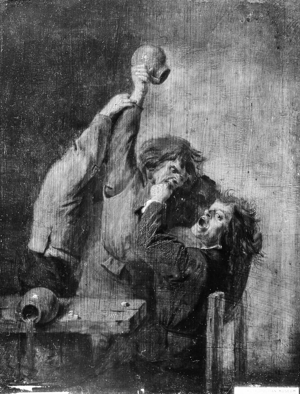 La bagarre - Copy after Adriaen Brouwer