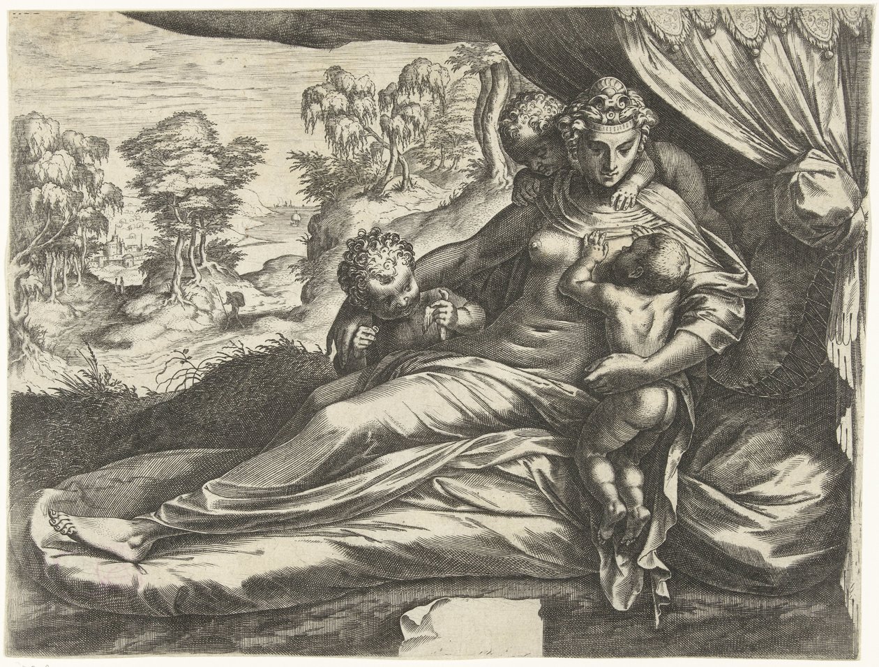 Amour (Caritas) - Cornelis Cort