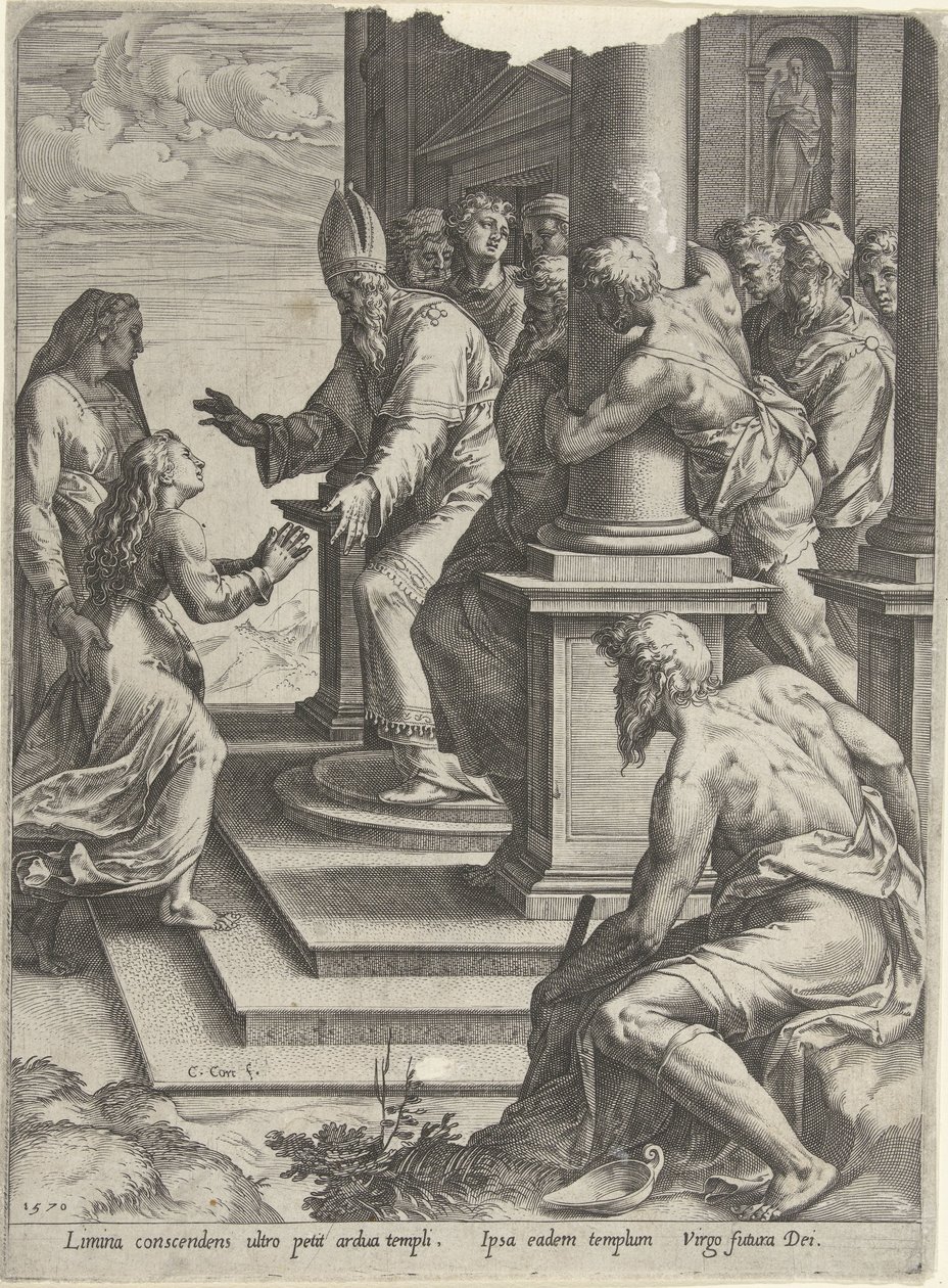 Présentation de Marie - Cornelis Cort