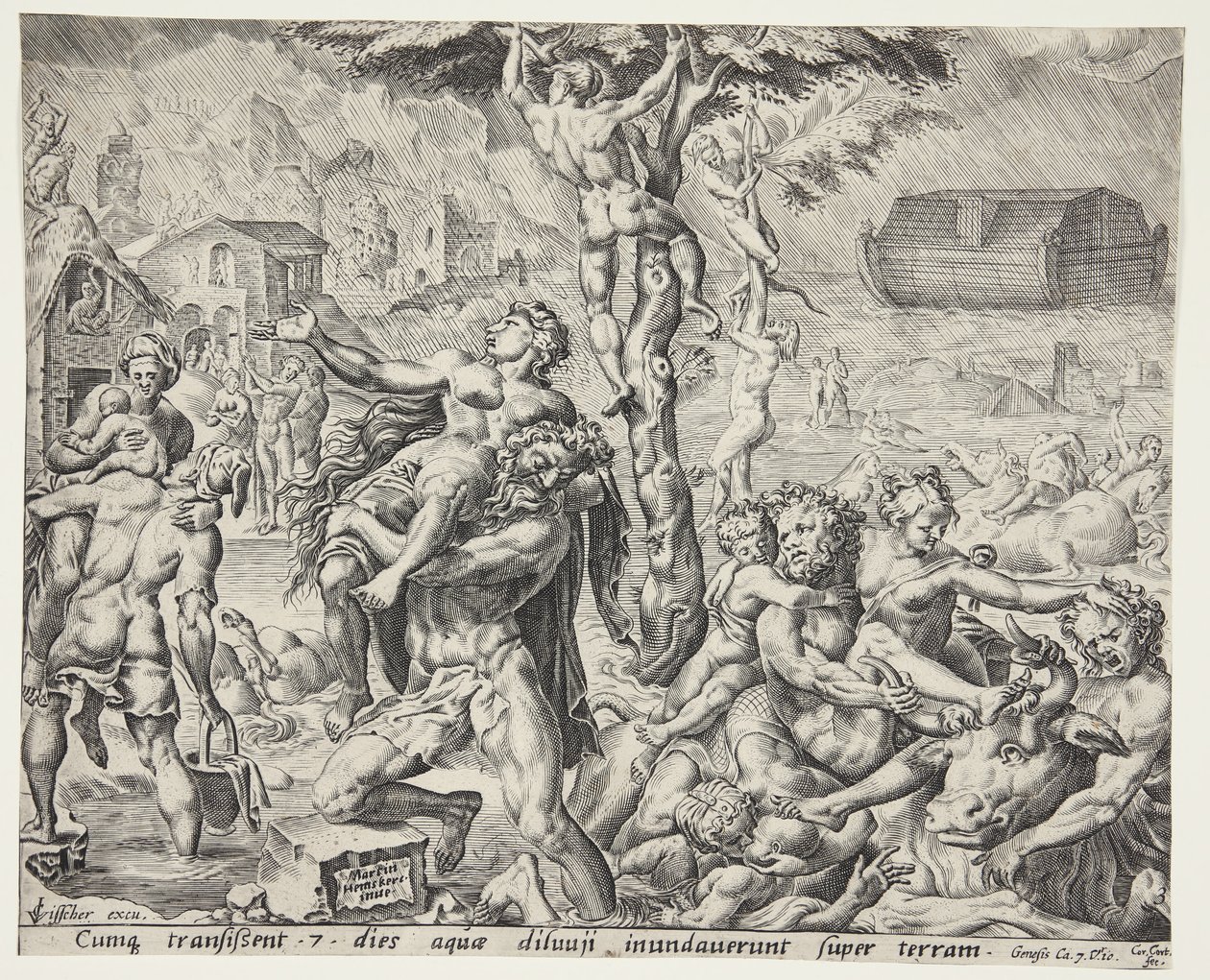 Le Déluge - Cornelis Cort