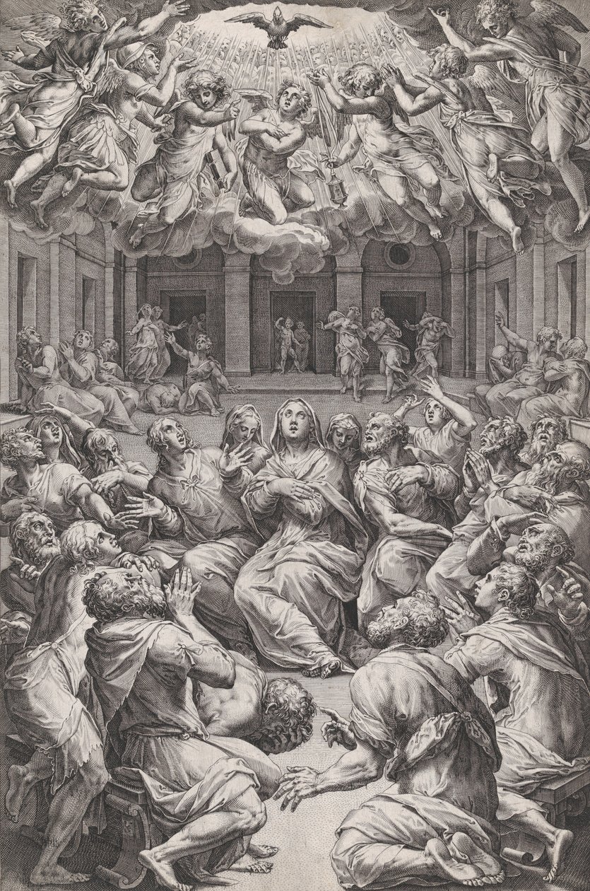 La Pentecôte - Cornelis Cort