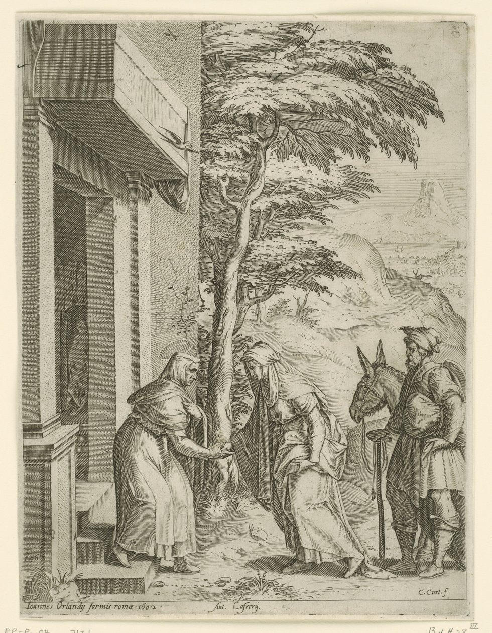 Visitation - Cornelis Cort