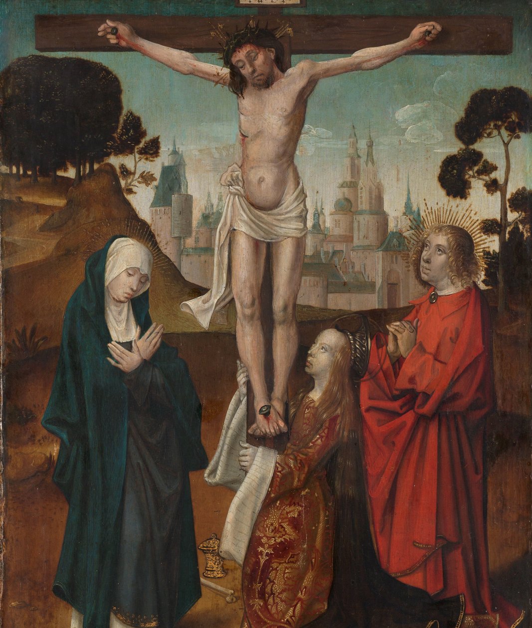 Crucifixion - Cornelis Engebrechtsz (circle of)
