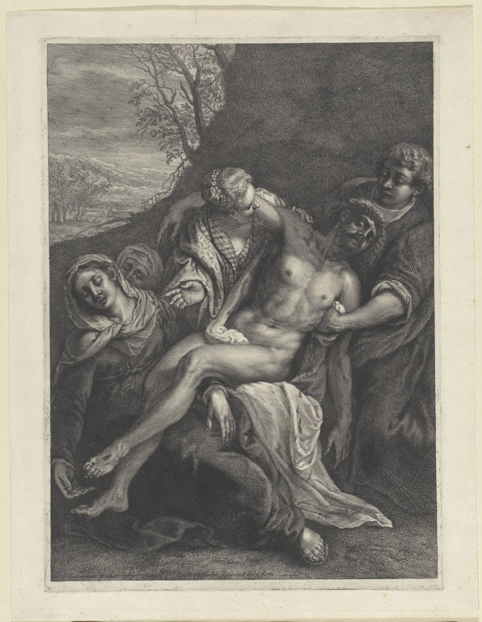 La lamentation du Christ - Cornelis Visscher (II)