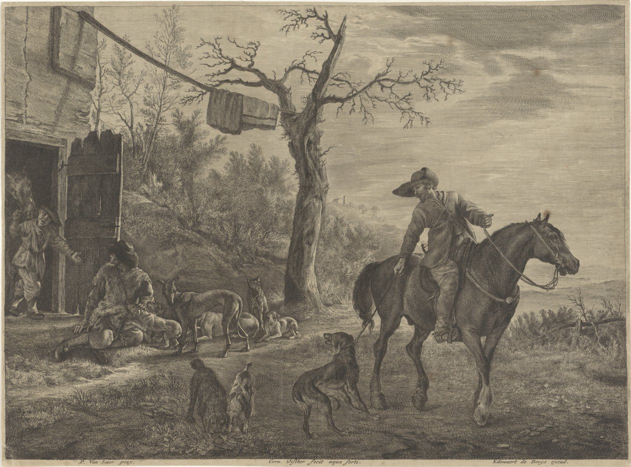 Chasseurs - Cornelis Visscher (II)
