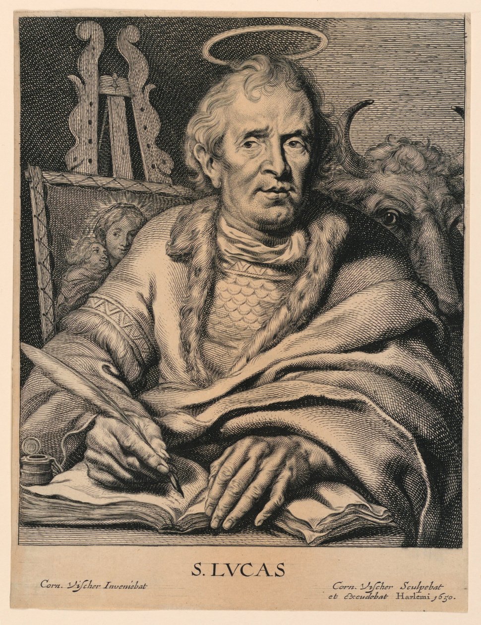 Saint Luc (S. Lvcas) - Cornelis Visscher