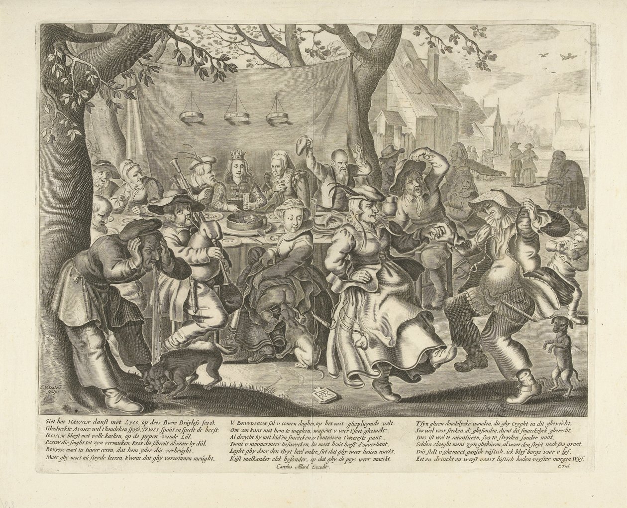 Mariage paysan - Cornelis van Dalen (I)