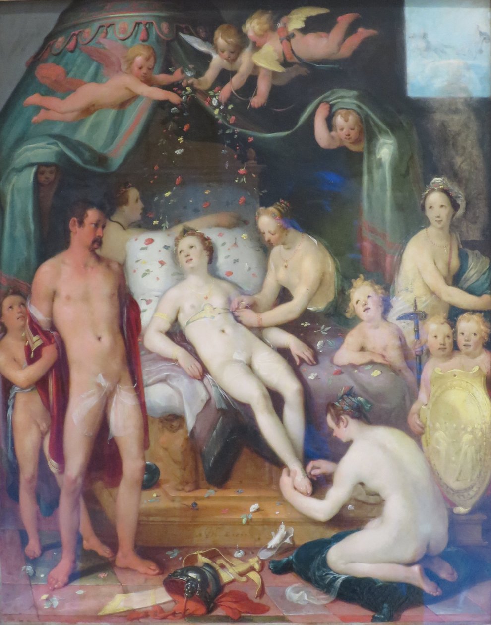 Mars et Vénus - Cornelis van Haarlem