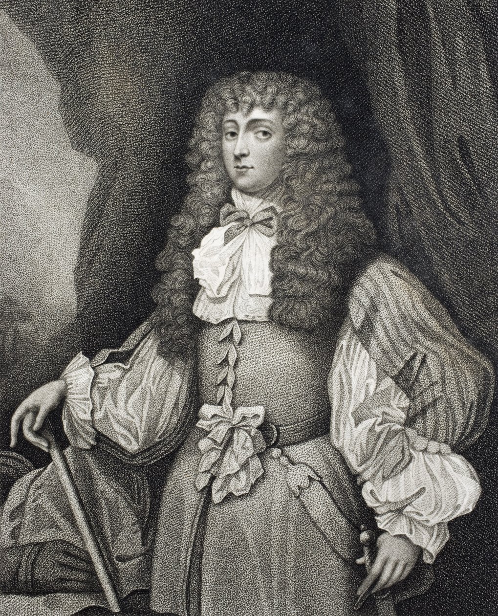 Frances Teresa Stewart, duchesse de Richmond et Lennox, gravée par Rivers, de 