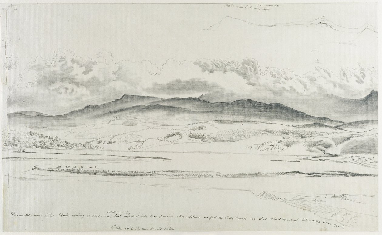 Panorama de Montagne au Pays de Galles - Cader Idris - Cornelius Varley