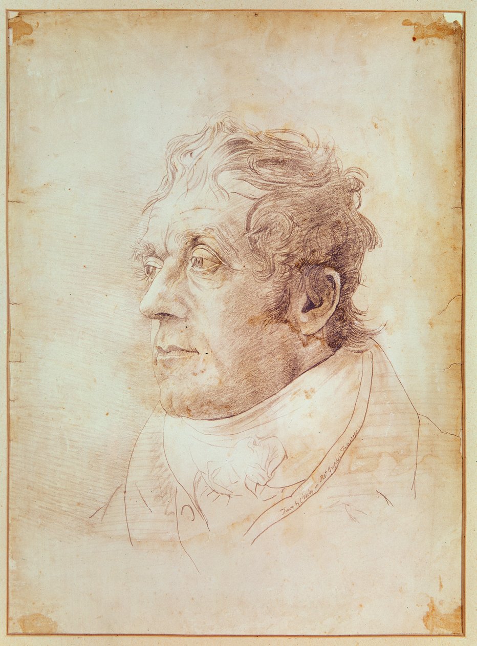 Portrait de J.M.W. Turner - Cornelius Varley