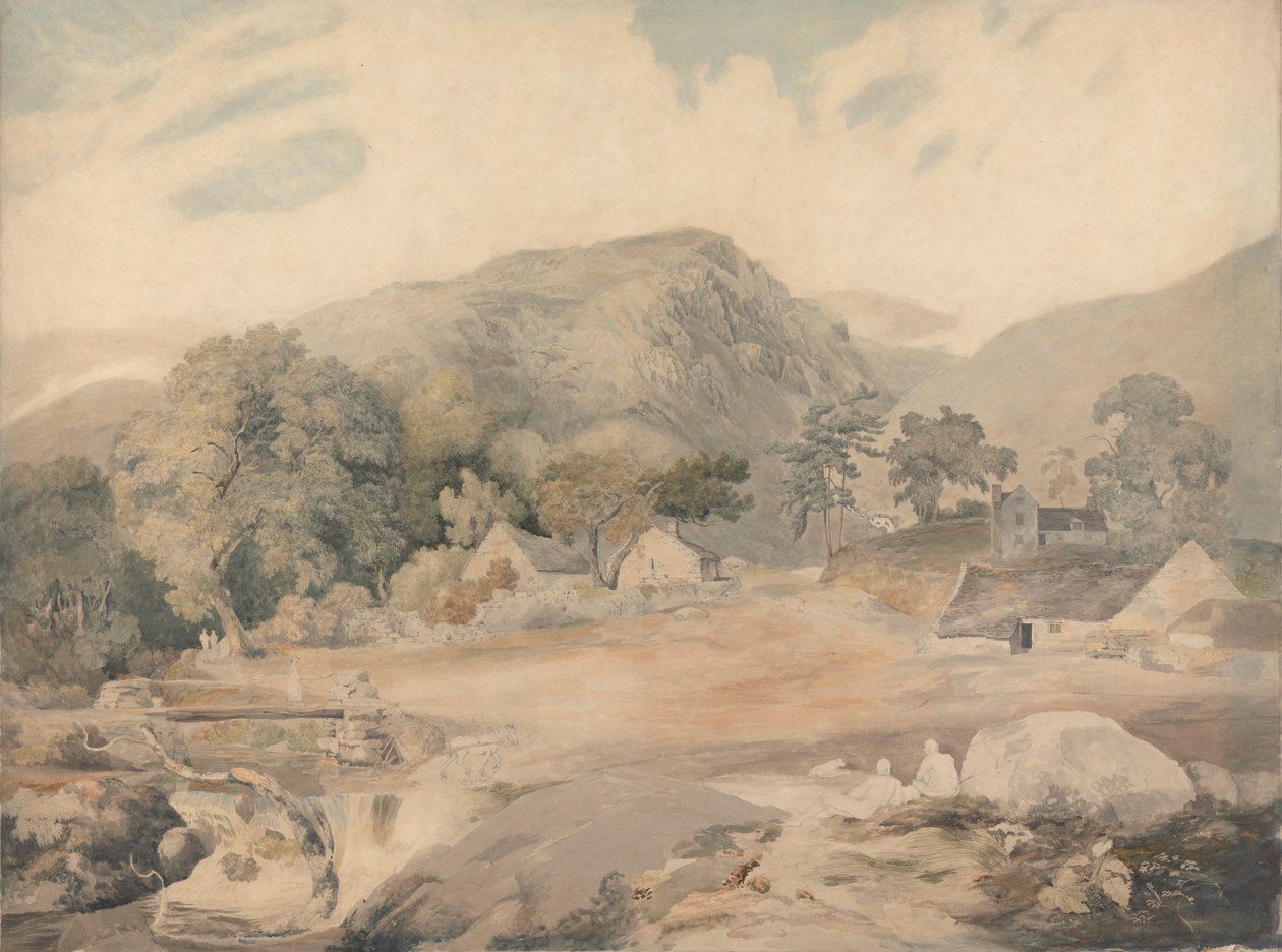 Vue près de Tal-y-Llyn - Cornelius Varley